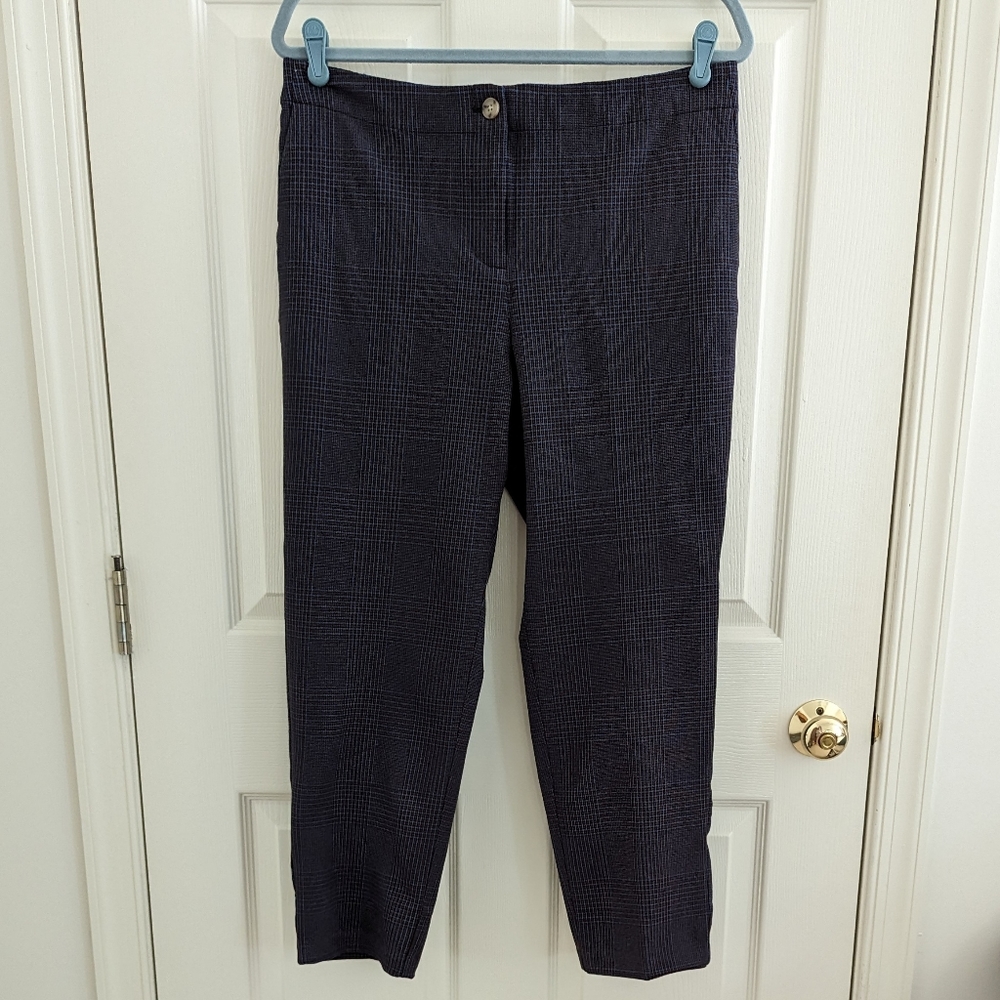 J. Jill Brushed Bi-Stretch Twill Pants in Black Multi 12P